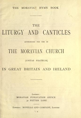 The Liturgy and Canticles