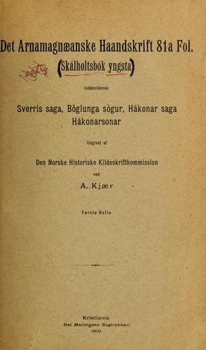 Det Arnamagnæanske haandskrift 81 a fol