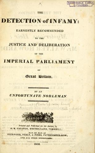 The detection of infamy