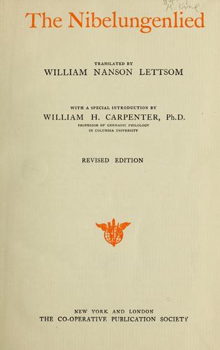 The Nibelungenlied