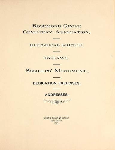 Rosemond Grove Cemetery Association