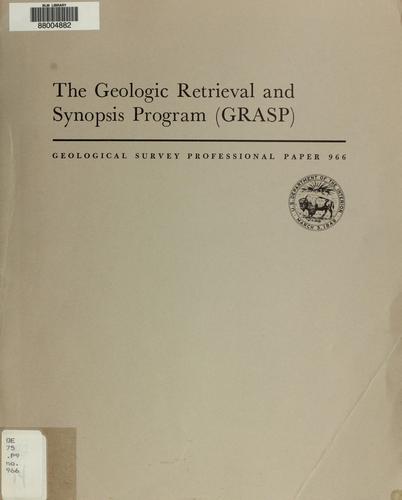 The geologic retrieval and synopsis program (GRASP)