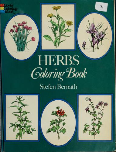 Herbs coloring book