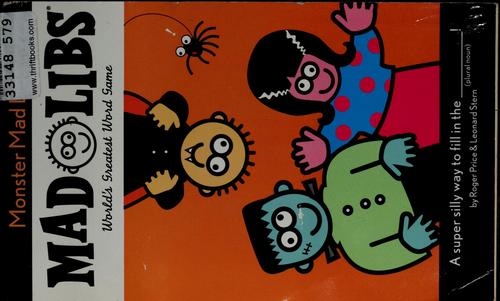 Monster mad libs