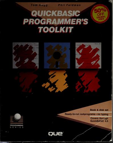 QuickBASIC programmer's toolkit