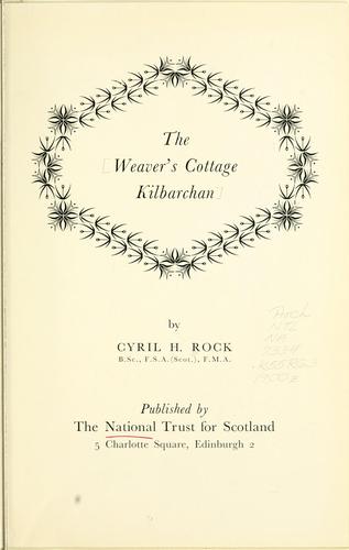 The Weaver's Cottage, Kilbarchan