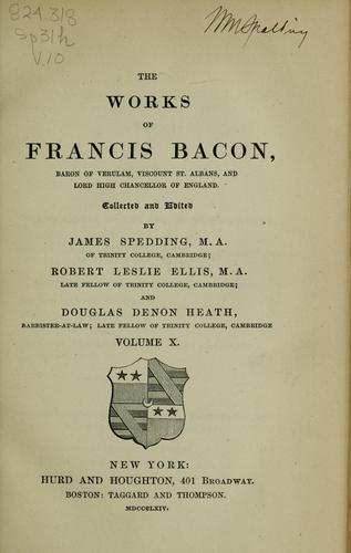 The works of Francis Bacon