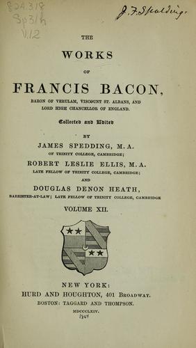 The works of Francis Bacon