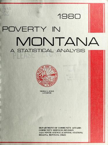 Poverty in Montana, 1980
