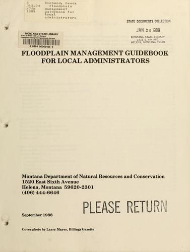 Floodplain management guidebook for local administrators