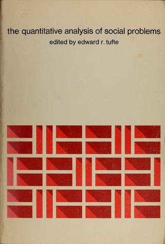 The quantitative analysis of social problems