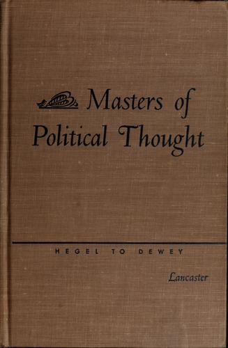 Hegel to Dewey