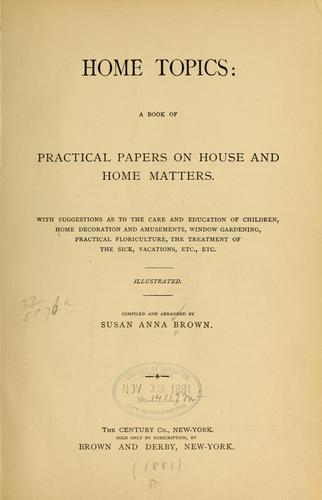 Home topics