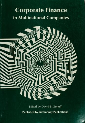 Corporate finance in multinational companies