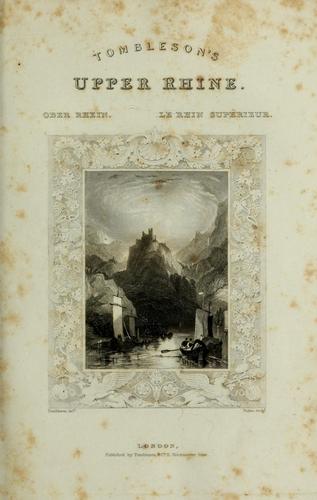 Tombleson's views of the Rhine