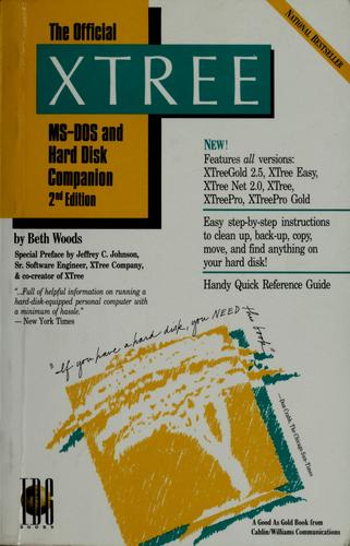 The official XTree MS-DOS & hard disk companion