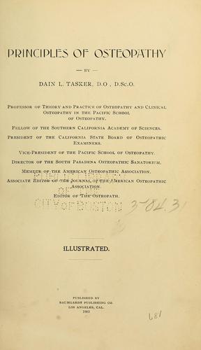 Principles of osteopathy