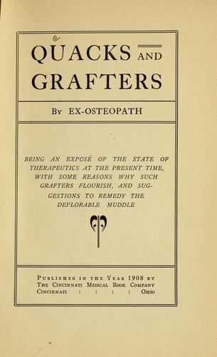 Quacks and grafters