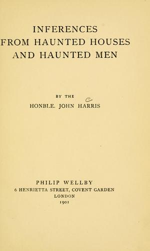 Inferences from haunted houses and haunted men