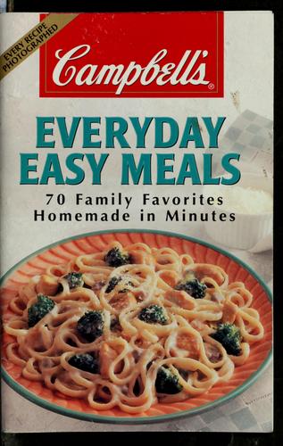 Campbell's everyday easy meals