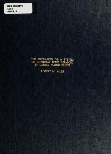 The operation of a system of identical units serviced by limited maintenance