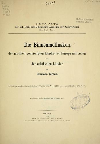 Die Binnenmollusken