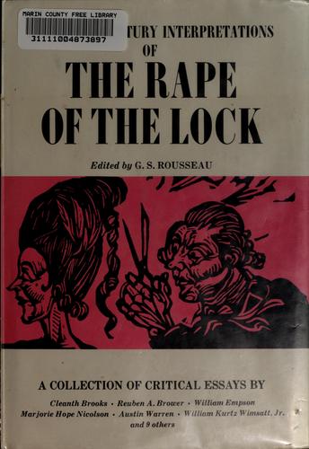 Twentieth century interpretations of The rape of the lock