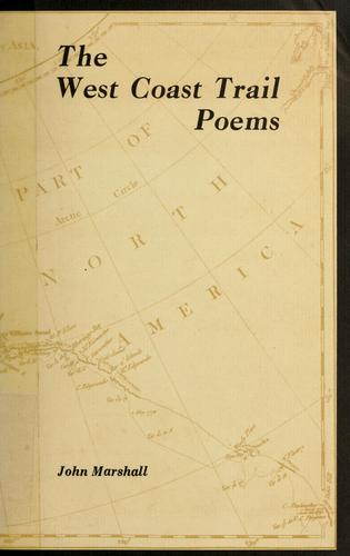 The West Coast trail poems