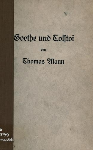 Goethe und Tolstoi