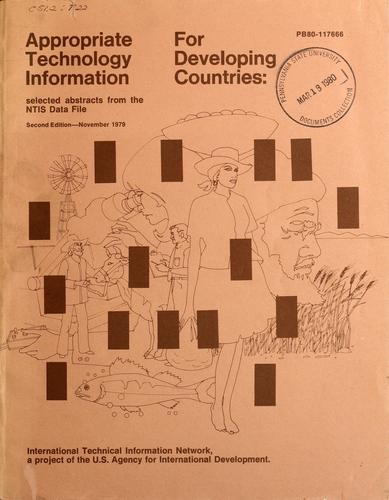 Appropriate technology information for developing countries