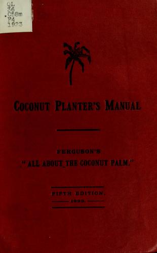 Coconut planter's manual