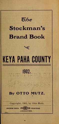 The stockman's brand book