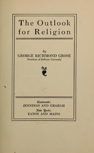 The outlook for religion