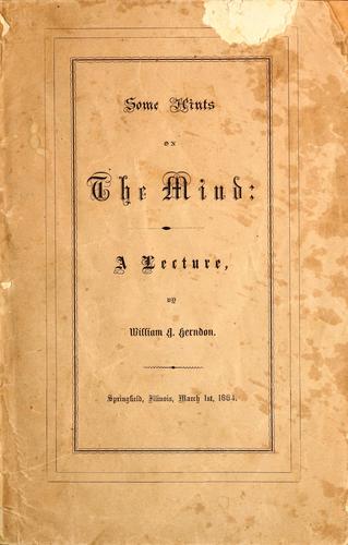 Some hints on the mind