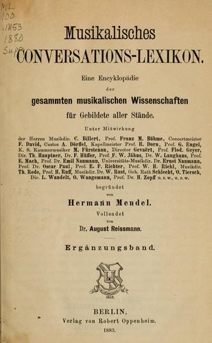 Musikalisches Conversations-Lexikon