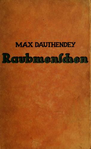 Raubmenschen