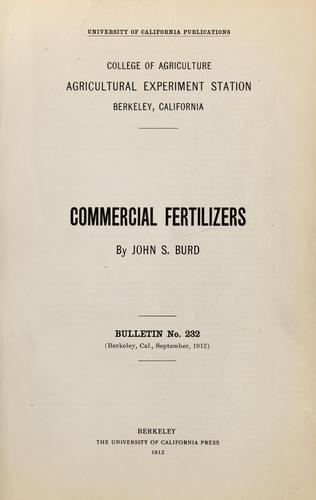 Commercial fertilizers