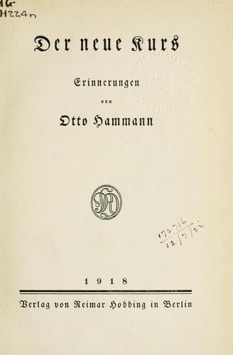 Der neue Kurs