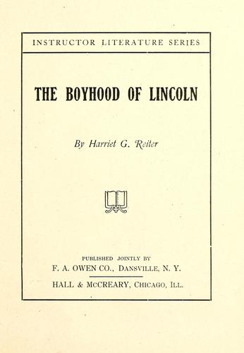 The Boyhood of Lincoln