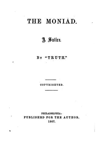 The Moniad: A Satire