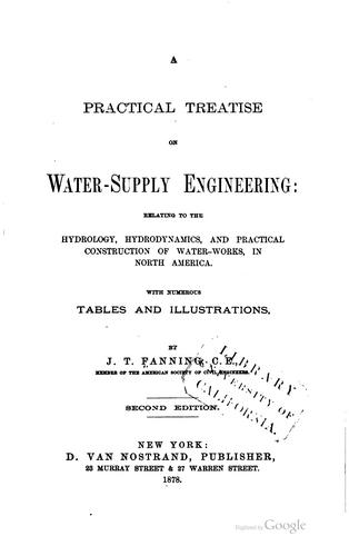 A practical treatise on water-supply engineering