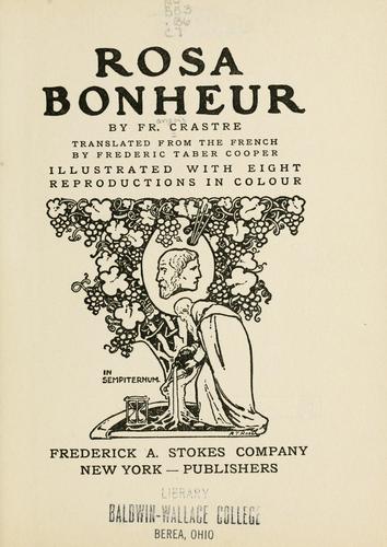 Rosa Bonheur