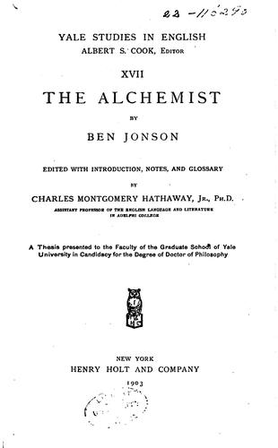 Yale Studies in English