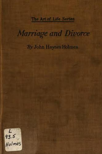 Marriage and divorce