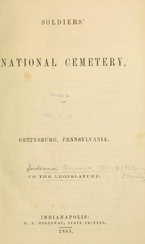 Soldiers' national cemetery, Gettysburg, Pennsylvania