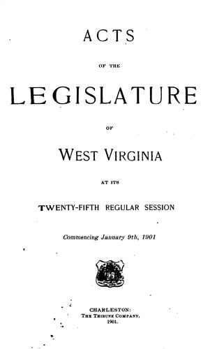 Acts of the legislature of west virginia
