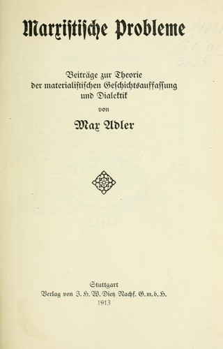 Marxistische Probleme