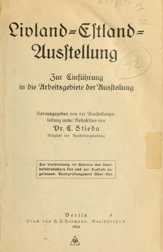 Livland-Estland-Ausstellung