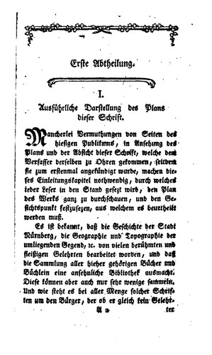 Nachrichten zur Geschichte der Stadt Nürnberg