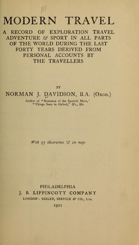 Modern travel